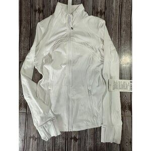 Lululemon Define Jacket *Nulu White Size 8 NWT MSPR 118